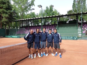 Davis Cup Team in Iran